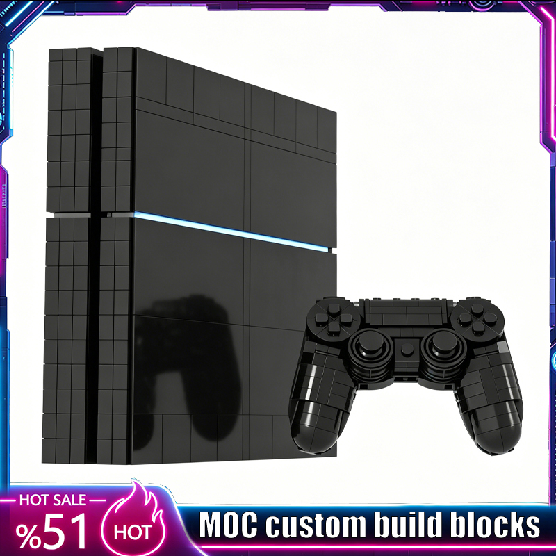 Gaming Console Lego - YENİ 1730 Parçalı MOC Oyun Konsolu
