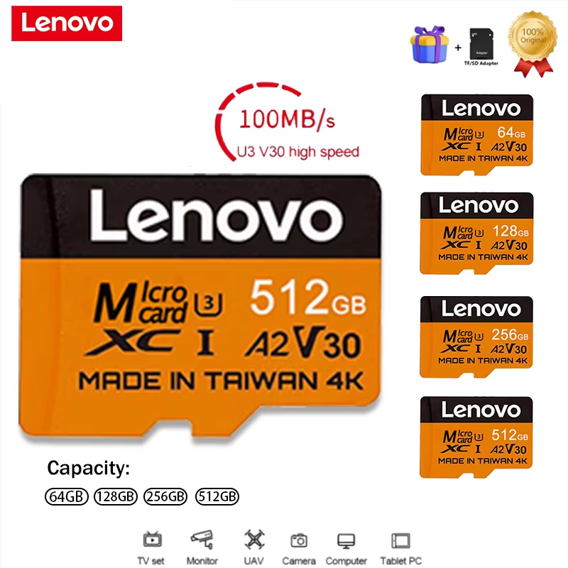 Gaming Console Lenovo - Lenovo Secure 512GB SD Kartlar Mikro