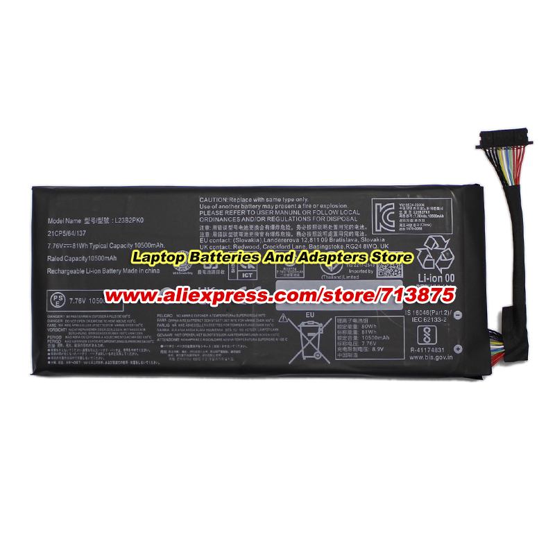 81Wh L23B2PK0 Pil 7.76V 10500m - Gaming Console Lenovo incelemesi ve fiyatı