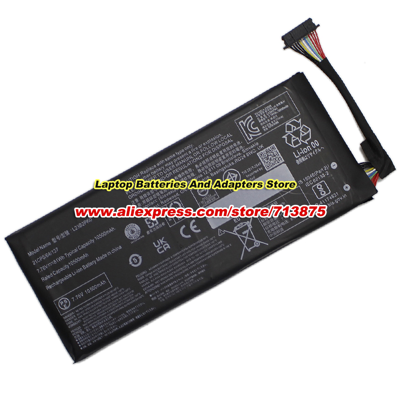 81Wh L23B2PK0 Pil 7.76V 10500m - Gaming Console Lenovo incelemesi ve fiyatı