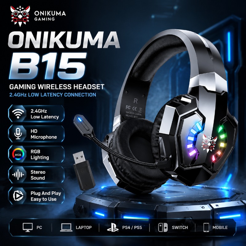 ONIKUMA B15 Oyun Kulaklığı Kab - Gaming Console In Amazon incelemesi ve fiyatı